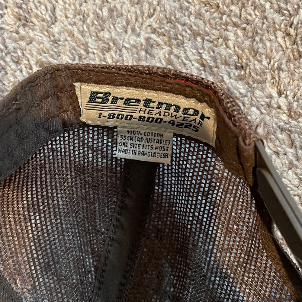 Brown Benelli Mesh snap back hat - Picture 4 of 4